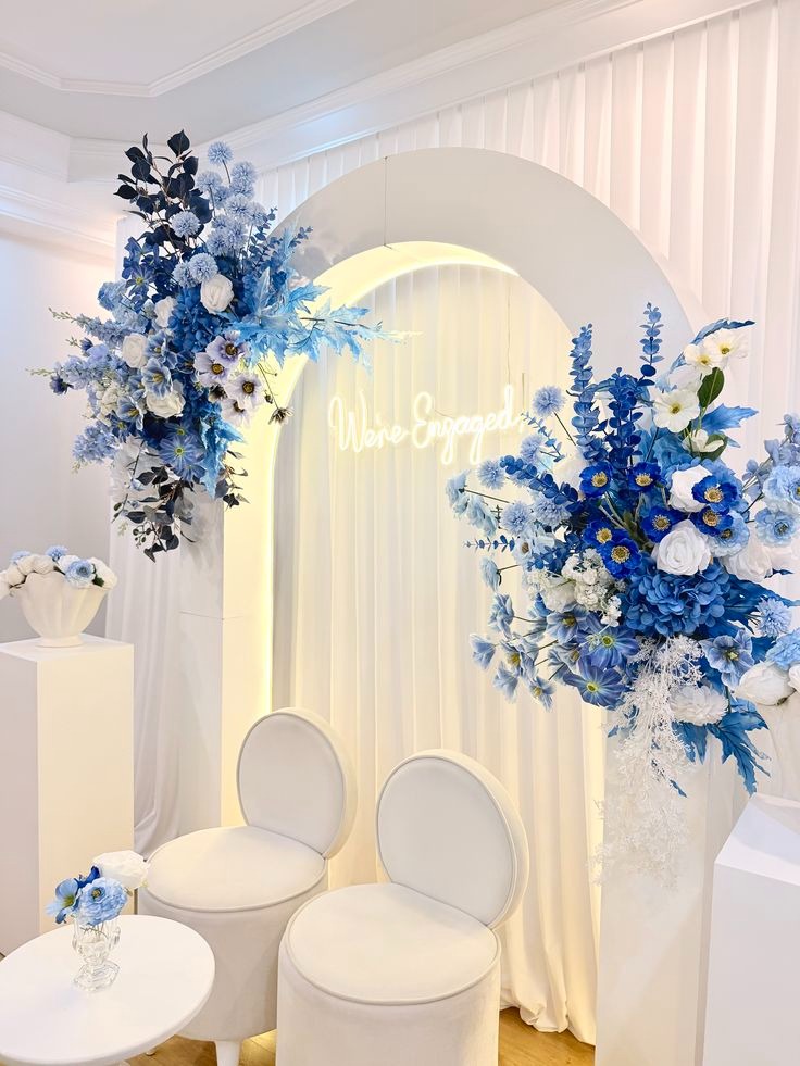 Blue Flowers Love 3